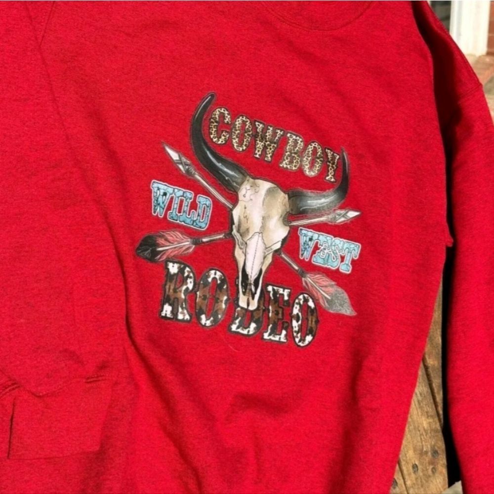 Cowboy Rodeo Sweatshirt - Picture 2 of 2